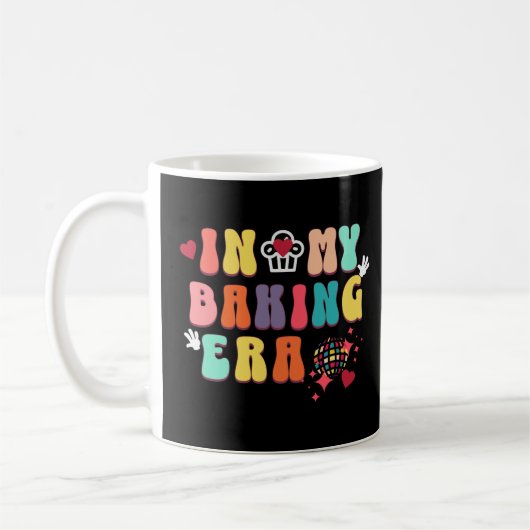 レトロで私のベーキング時代groovy コーヒーマグカップ (左)