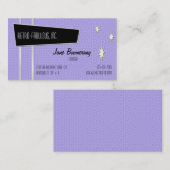 レトロで素晴らしい横型の名刺 名刺 (正面/裏面)