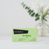 レトロで素晴らしい横型の名刺 名刺 (スタンド正面)