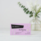 レトロで素晴らしい横型の名刺 名刺 (スタンド正面)