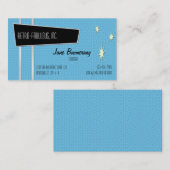 レトロで素晴らしい横型の名刺 名刺 (正面/裏面)