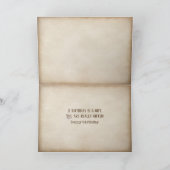 レトロで錆びたライセンスプレート カード (内部)