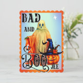 レトロで面白いハロウィンカード (スタンド正面)