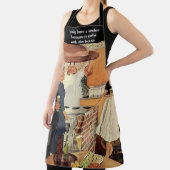 レトロで面白い ブライズシャワー / 新築祝いパーティー エプロン (インサイチュ)