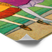 レトロとアールデコポスタープリント ポスター (角)