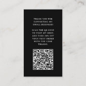 レトロとボホ |ごブランディングありがとうございました 名刺 (裏面)