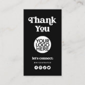 レトロとボホ |ごブランディングありがとうございました 名刺 (正面)