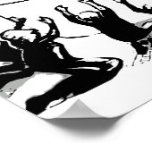 レトロとヴィンテージクラシックコーヒー、礼拝コーヒー ポスター (角)