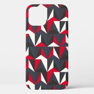 レトロとヴィンテージスタイル幾何形状，病気 iPhone 12ケース