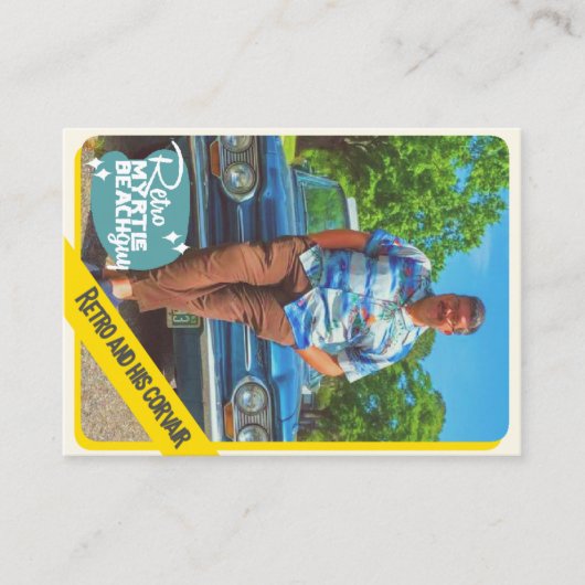 レトロと彼のコーヴァー！ コーリングカード (正面)