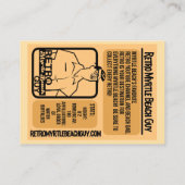 レトロと彼のコーヴァー！ コーリングカード (裏面)