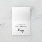 レトロと明メリーるい赤ロビンミニマリストタイプ シーズンカード (内部)