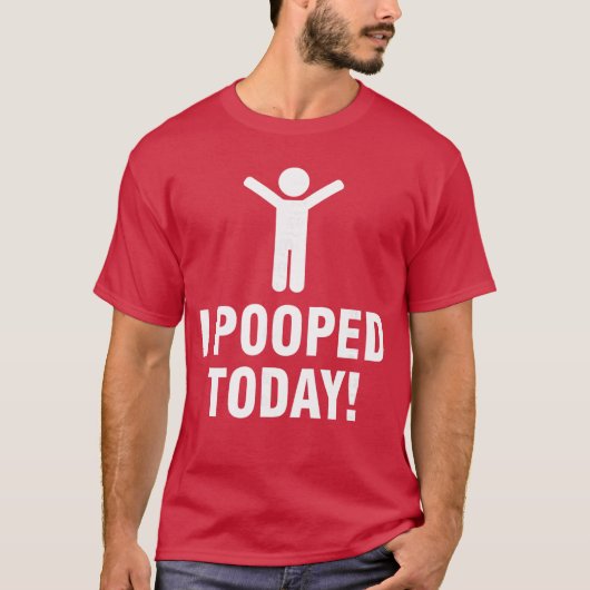 レトロなうんちの日 Tシャツ (正面)