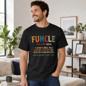 レトロなおじさん(Funcle)の定義 おもしろTシャツ Tシャツ