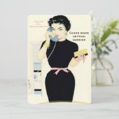 レトロなおもしろいゴシップ 招待状 (スタンド正面)