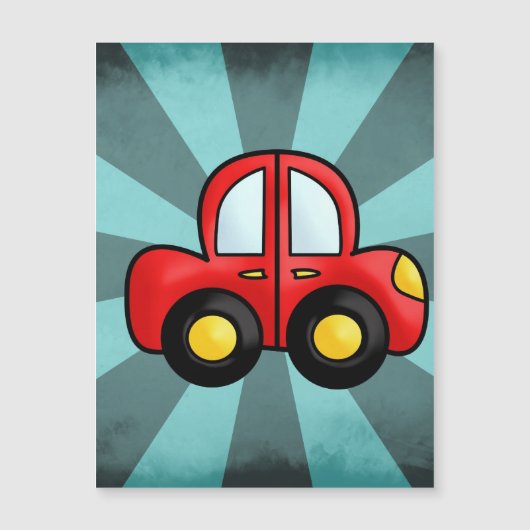 レトロなおもちゃの自動車アート (正面)