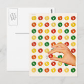 レトロなお菓子 ポストカード (正面/裏面)