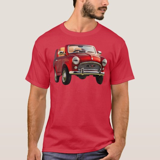 レトロなかっこいい車 Tシャツ (正面)