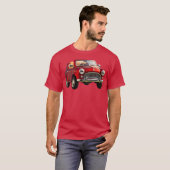 レトロなかっこいい車 Tシャツ (正面フル)