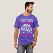レトロなとんでもなくカッコいい食べ物ママ Tシャツ (正面フル)