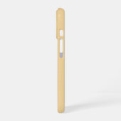 レトロなひまわりの新芽 iPhone 16ケース (左側面)