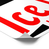 レトロなアイスクリーム ポスター (角)