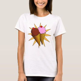レトロなアイスクリーム Tシャツ