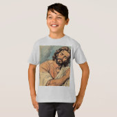 レトロなイエスキリスト教の子供用Tシャツ Tシャツ (正面フル)