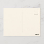 レトロなイボールシティのポストカード ポストカード (裏面)