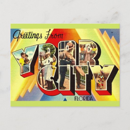 レトロなイボールシティのポストカード ポストカード (正面)