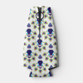 レトロなインドのエキゾチックな孔雀 ボトルクーラー (裏面)