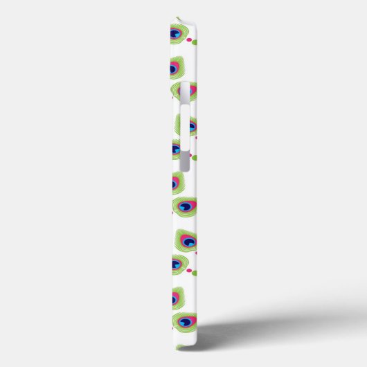 レトロなインドのエキゾチックな孔雀 Case-Mate iPhoneケース (裏面 / 左)
