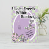 レトロなイースターカード お金入れ シーズンカード (スタンド正面)