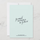 レトロなエンゲージメント | 保存日発表 セーブザデート (裏面)