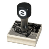 レトロなオートバイのバイクの贈り物 ラバースタンプ (スタンプ)