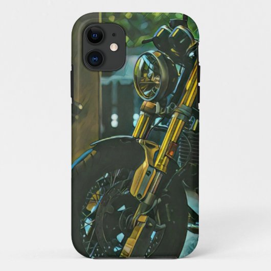 レトロなオートバイのバイクの贈り物 Case-Mate iPhoneケース (裏面)