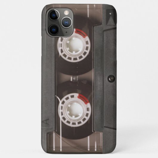 レトロなカセットテープ Case-Mate iPhoneケース (裏面)