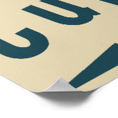 レトロなカップケーキ ポスター (角)