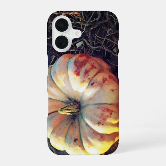 レトロなカボチャ  iPhone 16ケース (裏面)