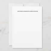 レトロなカーニバルサーカス大人祭り司会者 招待状 (裏面)