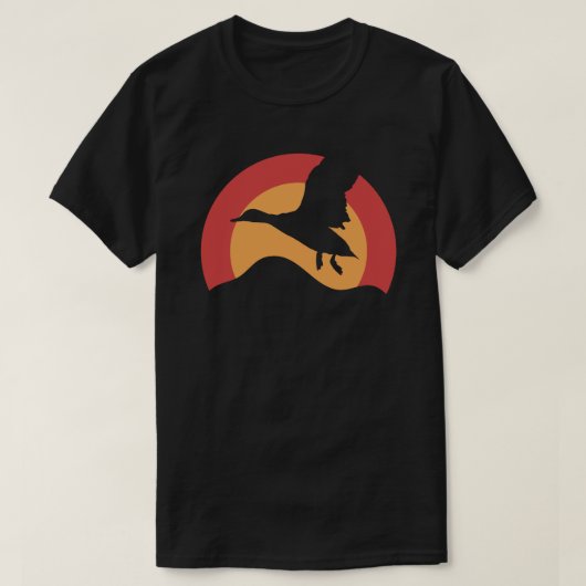 レトロなガチョウ Tシャツ (デザイン正面)