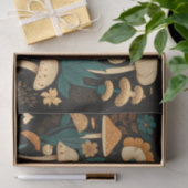 レトロなキノコと植物コレクション 薄葉紙 (ギフト)