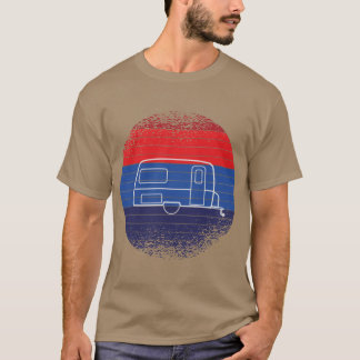 レトロなキャラバン オールドスクール Tシャツ