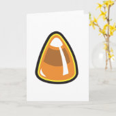 レトロなキャンディーコーン カード (黄色い花)