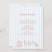 レトロなキャンピングバチェロレッテウィークエンド 招待状 (裏面)