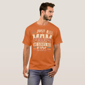 レトロなギフト家族が大好きなただのママ Tシャツ (正面フル)