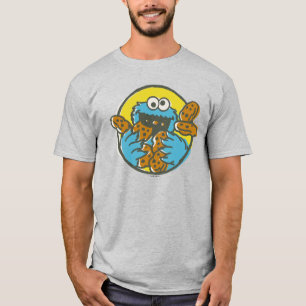 レトロなクッキーモンスター Tシャツ