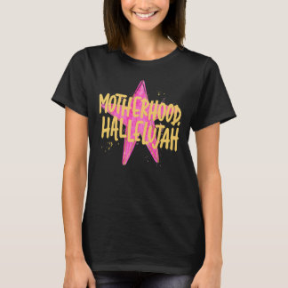 レトロなクリスチャンママの母性讃美 Tシャツ