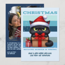 レトロなクリスマスの猫の写真がかわいい！寒さで凍りついた猫の面白いクリスマスグッズ