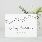 レトロなクリスマスイルミネーション フェスティブ    シーズンカード (スタンド正面)